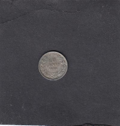 Beschrijving: 10 Cent WILLEM III